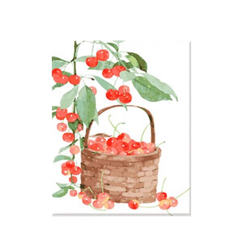 아이러브페인팅 워터아트 DIY 명화그리기 40 x 50 cm, 체리버킷, 1개
