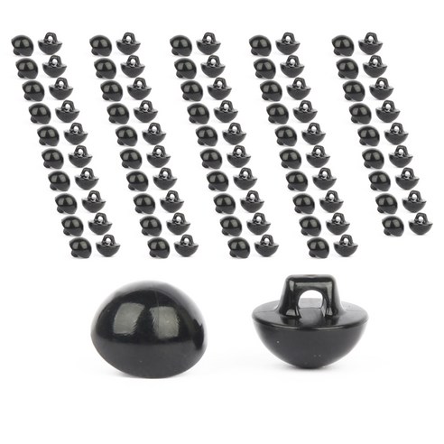 브랜드얀 고급 인형 눈알 단추형 8mm 2p, 50세트
