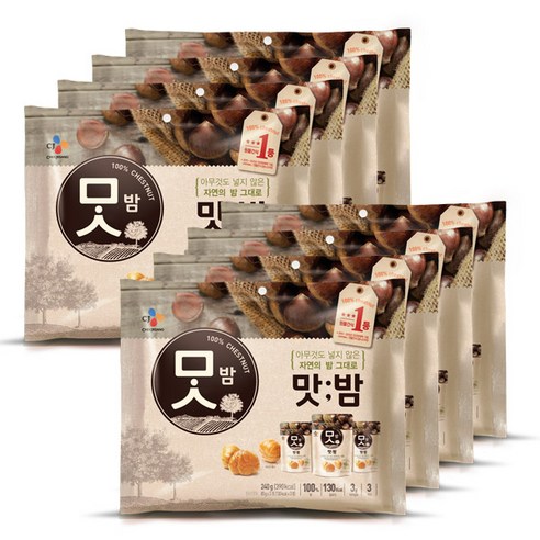 CJ제일제당 맛밤 3p, 240g, 8개
