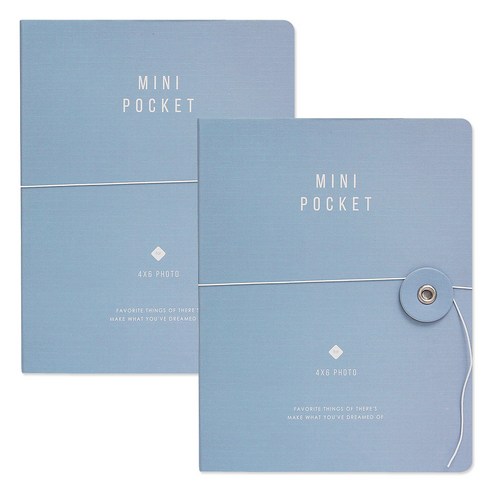 데얼스 4 x 6 포켓 미니앨범 2p, 블루, 20매