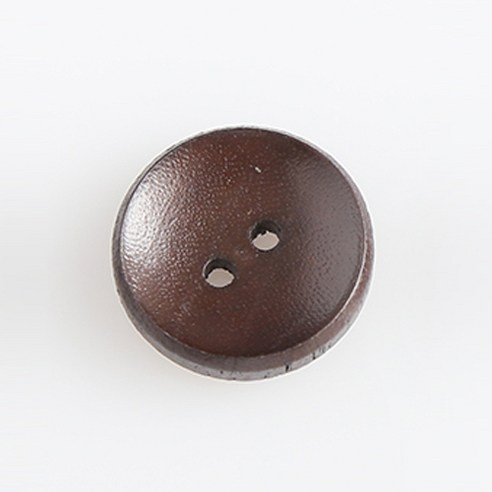 HR빅버튼 나무단추 캔디 15mm, 다크초코, 8개입