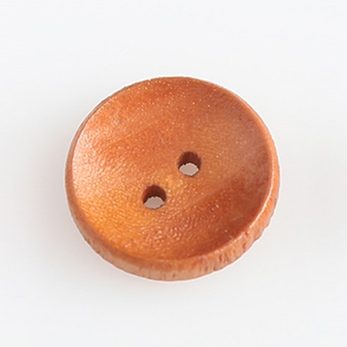 HR빅버튼 나무단추 캔디 15mm, 브라운, 4개입
