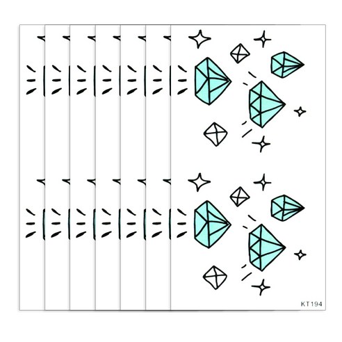 파티복닷컴 타투스티커, KT-194, 7개입