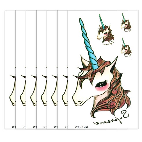 파티복닷컴 타투스티커, KT-146, 7개입