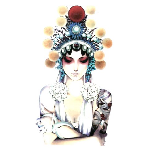 파티복닷컴 타투스티커, KT191, 7개입