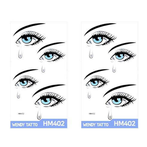 파티복닷컴 중형 타투스티커, 2개입, HM402