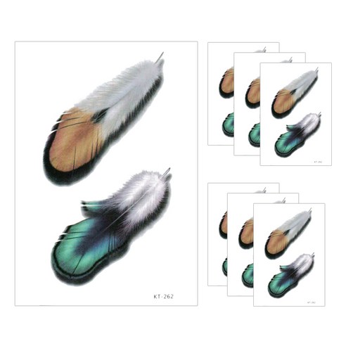 파티복닷컴 타투스티커, KT-262, 7개입