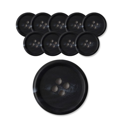 패션포인트 MD 단추 무광 15mm, NA, 10개입