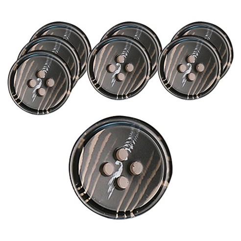 HR빅버튼 암스테르담 단추 18mm, NO2, 8개입