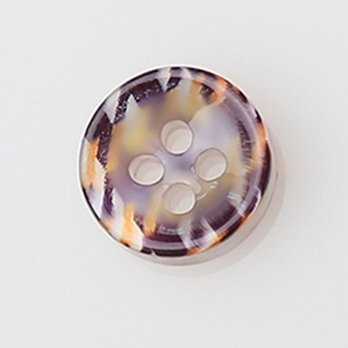 HR빅버튼 베이루트 단추 NO14 11mm, 혼합 색상, 12개입