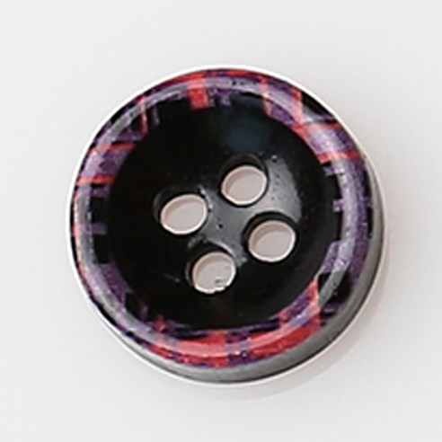 HR빅버튼 모스크바 단추 NO16 11mm, 혼합 색상, 12개입