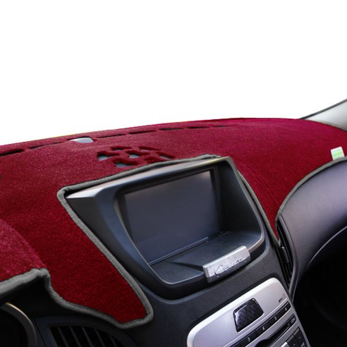 본투로드 에코 차량용 대쉬보드커버 와인 원단 그레이 라인 + DUB 종이 방향제, K5/터보/하이브리드 10~15년(센터무)