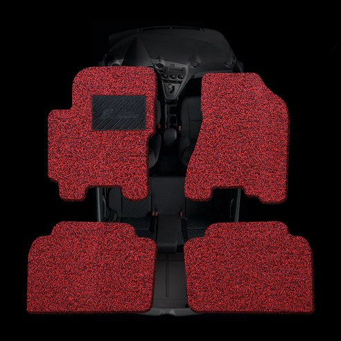 엑스핏 차량용 블란도 코일매트 확장형 레드, 벤츠, B클래스 B200 W246 12년4월~ Z105B