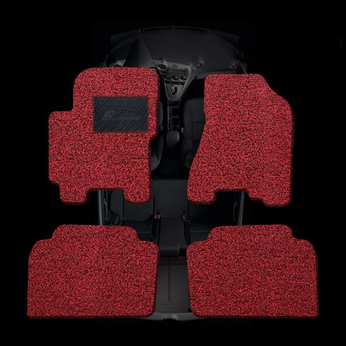 엑스핏 블란도 코일카매트 기본형 레드, 벤츠, S클래스 롱바디(W221) 2005년 10월~2013년 11월