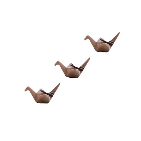 앤티스 주방용품 세라믹 젓가락 거치대, 학, 3개입