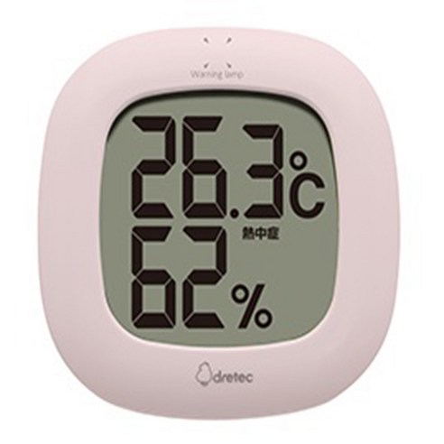 드레텍 온습도계 핑크 간편하고 정확한 온습도 측정 장비