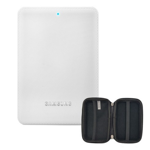 삼성전자 외장하드 J3 Portable 파우치 포함, 3TB, 화이트