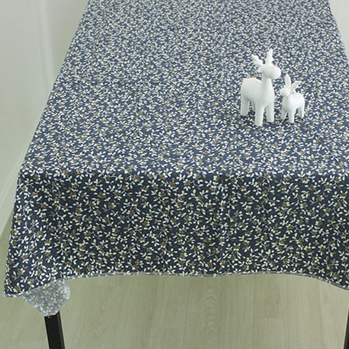 노랜드 엔젤 방수 테이블 커버, 블루, 100 x 180 cm