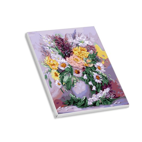 헬로페인팅 직접그리는 DIY 캔버스 도면 화병속꽃들, 06, 1개