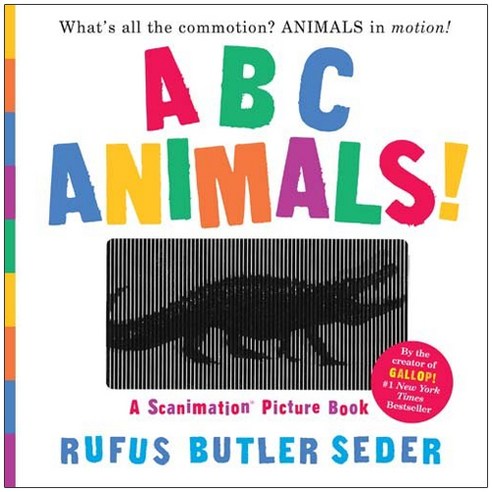 ABC Animals! : A Scanimation Picture Book Hardcover, Workman Publishing