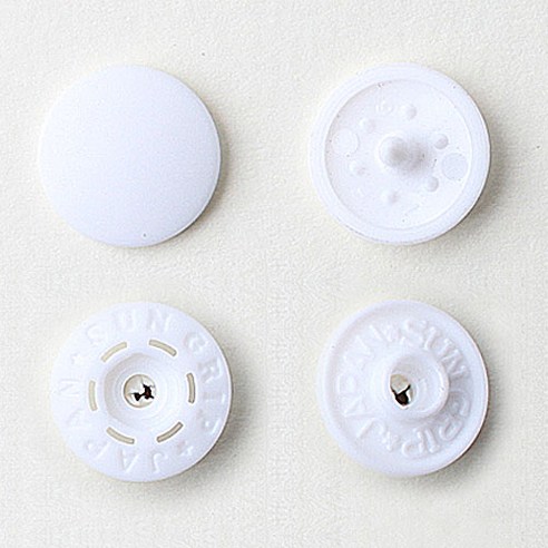 썬그립 티단추 11mm, 화이트, 100세트