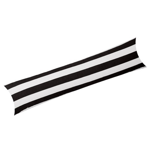 홈앤슬립 순면100% 바디필로우커버 캔디라인 A타입, 블랙