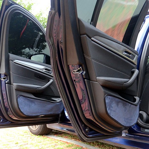 블루코드 섀미 자동차 도어커버 파스텔 네이비 + 블랙, 현대, 올뉴투싼