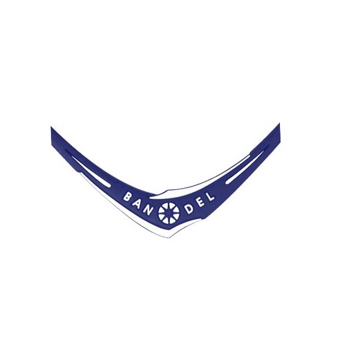반델 크로스 목걸이, 네이비 + 화이트, 1개