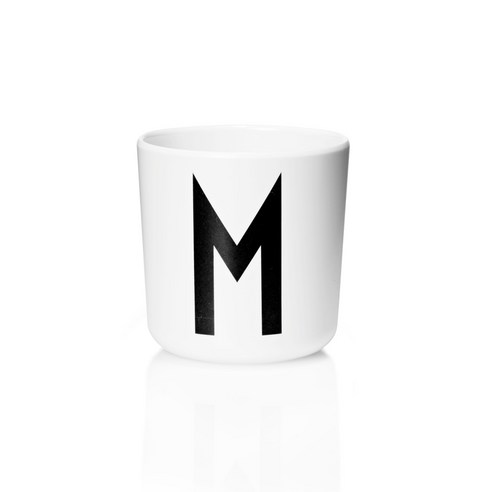 디자인레터스 멜라민 알파벳 컵, M, 1개