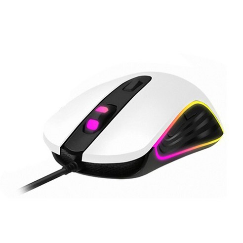 COX RGB 게이밍 마우스, CM50, 화이트