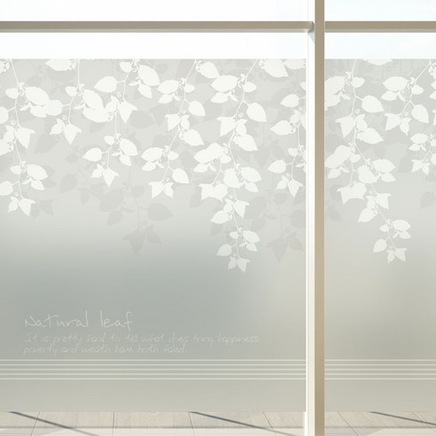 뭉키월드 고급칼라 안개시트, 행복한 나뭇잎 01