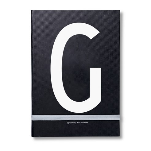디자인레터스 알파벳 노트북, G, 1개