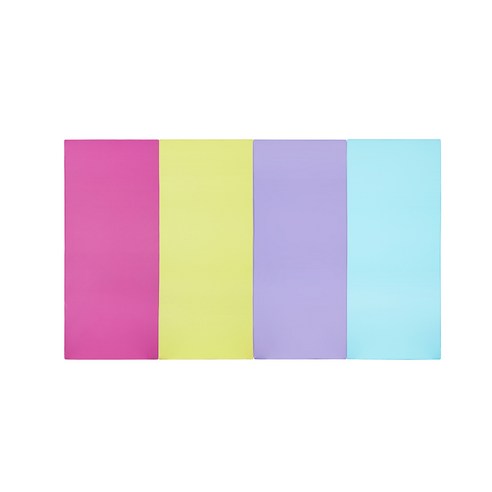 퍼니존 퍼니테라피 핫핑크비비드시리즈5 유아폴더매트, 핫핑크 + 피스타치오 + 바이올렛 + 스카이블루