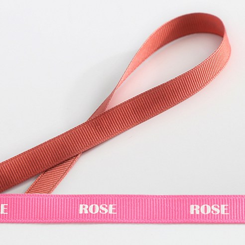 인테리어DECO DIY ROSE 골직리본끈 55yd, 벽돌색