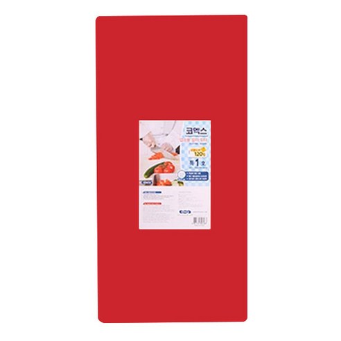 코멕스 업소용 컬러 위생도마, 적색, 1개