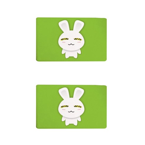 스윗리빙 해피팝 큐티래빗 미끄럼방지 주방발매트, C6, 1개
