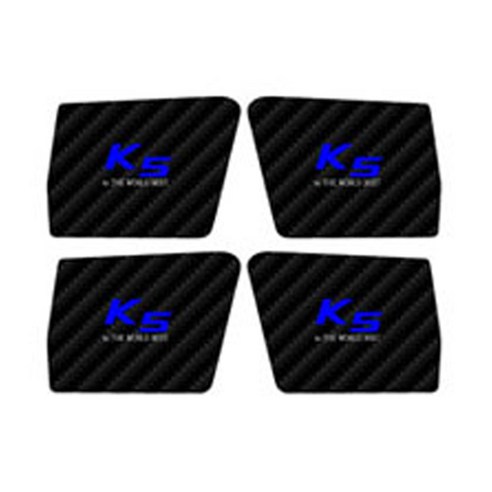 엑스원 LED 카본스타일 도어캐치 블루, K5
