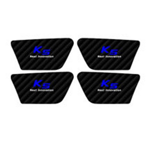 엑스원 LED 카본스타일 도어캐치 블루, 올뉴K5