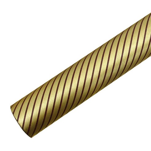 영프라자 사선 종이포장지 53cm x 10m, 초코, 1개