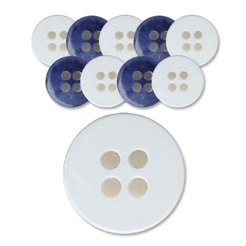 패션포인트 로고민자 단추 10mm, 068, 10개입