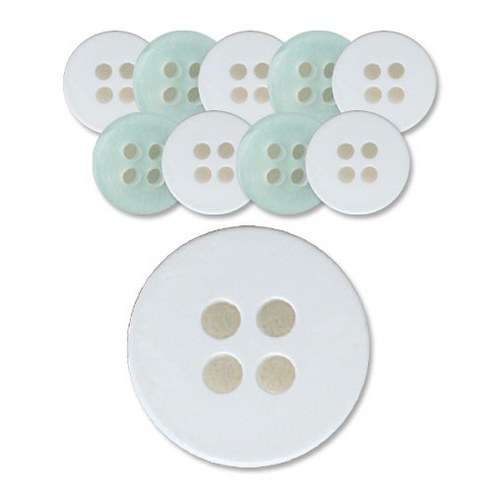 패션포인트 로고민자 단추 10mm, 062, 10개입