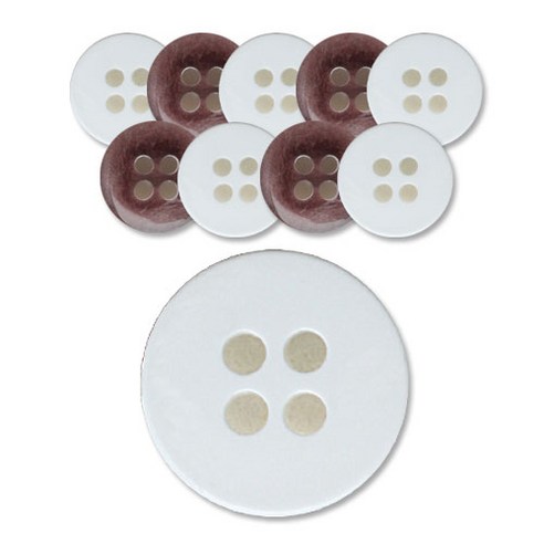 패션포인트 로고민자 단추 10mm, 085, 10개입