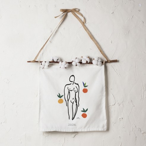 RYMD 조화 패브릭 포스터 태피스트리, 마티스 Nu aux Orange