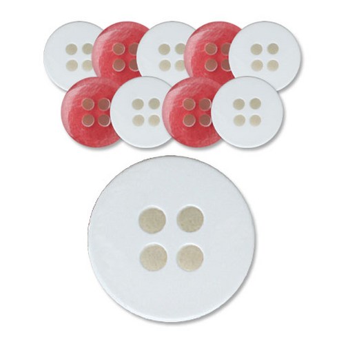 패션포인트 로고민자 단추 10mm, 049, 10개입