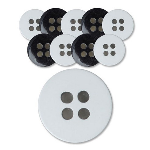 패션포인트 로고민자 단추 10mm, 100, 10개입