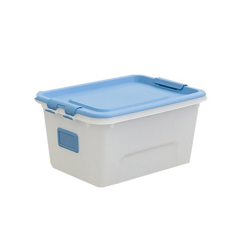 리빙숲 스퀘어 리빙박스 24L, 블루, 1개