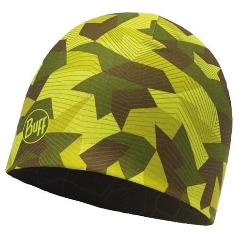 버프 마이크로화이버 양면 스포츠 비니, BLOCK CAMO GREEN