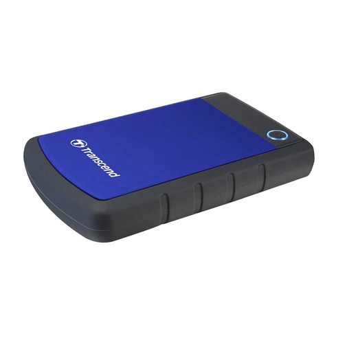트랜센드 StoreJet 25H3B USB 3.1 Portable HDD 충격방지 외장하드 TS1TSJ25H3B, 1TB, 혼합 색상