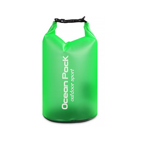 DM 알럽핏 아웃도어 스포츠 방수 팩 백 5L, 그린