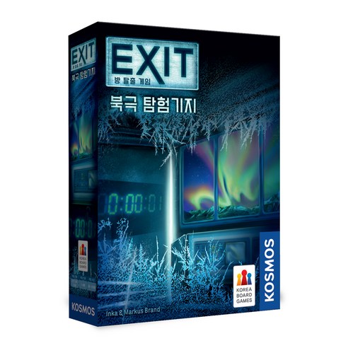 코리아보드게임즈 EXIT 방 탈출 게임 북극 탐험 기지 보드게임, 혼합색상, 1개